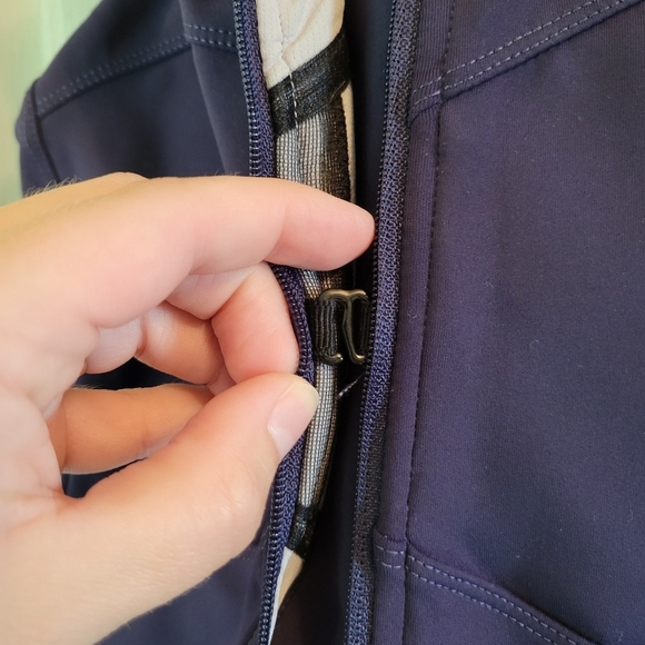 Halara Speedwave Zipper Racerback Cut Out Quick Dry Crop Top - Picture 4 of 7